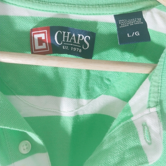 Chaps. Men's size large polo shirt. - Picture 5 of 5